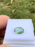 Natural Bi-Color Tourmaline Oval Cut - 0.94 cts (8.07 x 5.80 mm)