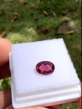 Natural Rubelite Tourmaline Oval Cut - 0.85 cts (7.29 x 5.20 mm)
